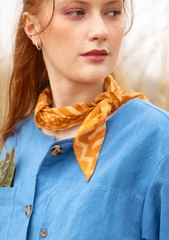 Fashion Gudrun Sjödén Tuch „Midgård“ aus Bio-Baumwolle schwarz