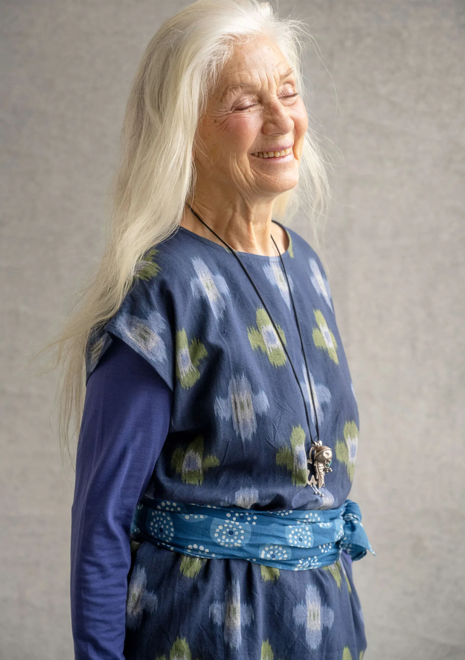 New Gudrun Sjödén Tunika „Harda“ aus Baumwollgewebe kartoffel