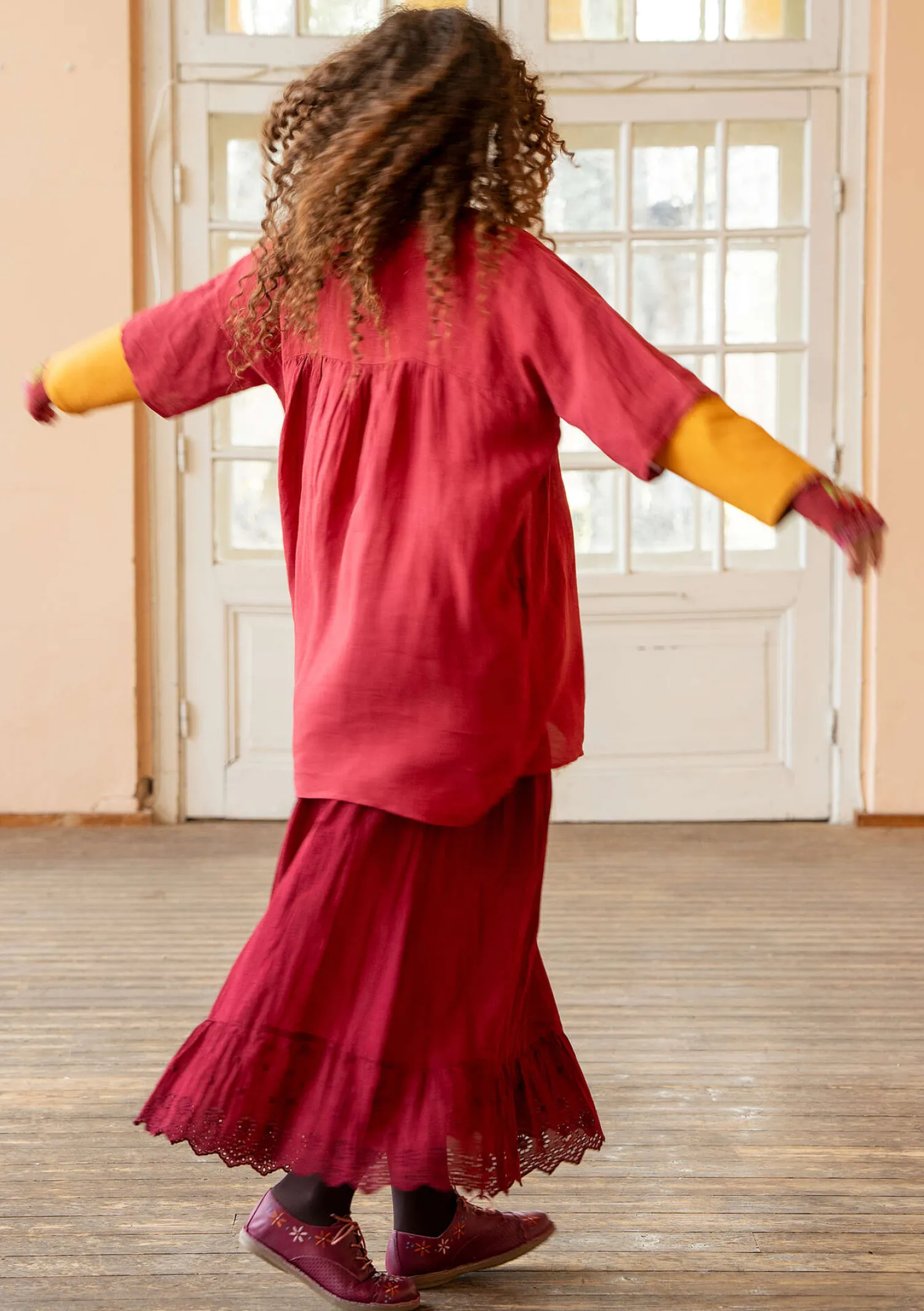 Flash Sale Gudrun Sjödén Tunika „Sonata“ aus Leinen indigo