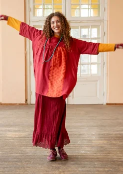 Flash Sale Gudrun Sjödén Tunika „Sonata“ aus Leinen grafit