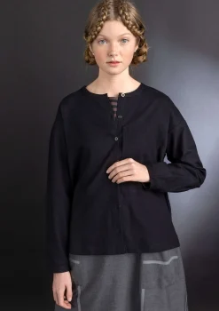 Shop Gudrun Sjödén Twillbluse aus Bio-Baumwolle rotebete