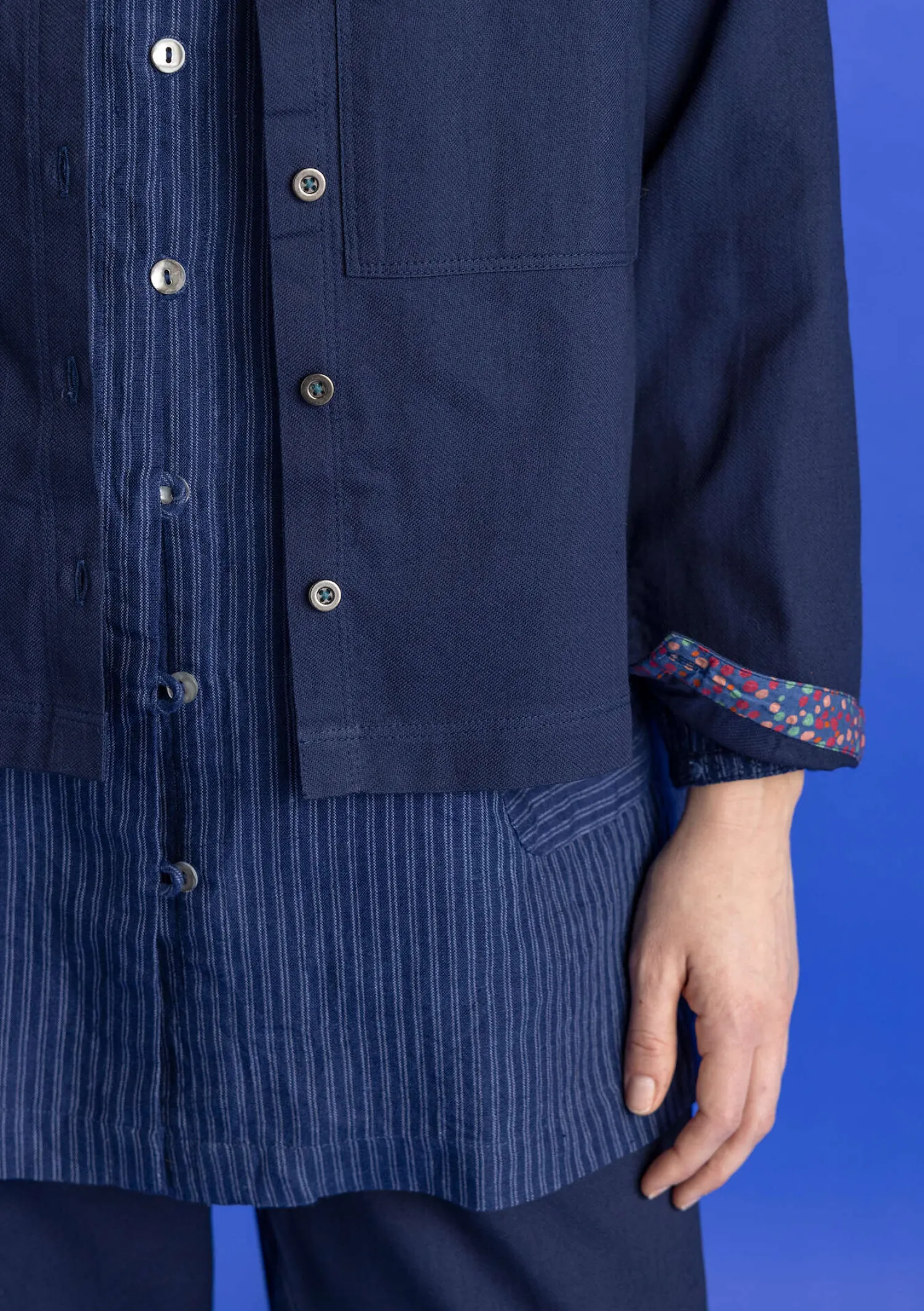 Cheap Gudrun Sjödén Twillbluse aus Bio-Baumwolle schwarz