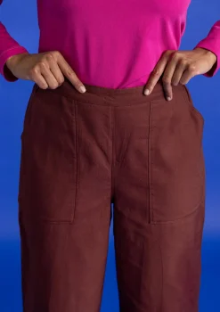 Online Gudrun Sjödén Twillhose aus Bio-Baumwolle dunkelindigo