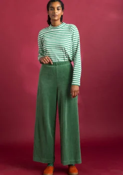 Best Gudrun Sjödén Velourshose aus Bio-Baumwolle/Recycling-Polyester granatapfel