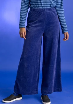 Sale Gudrun Sjödén Velourshose aus Bio-Baumwolle/Recycling-Polyester veilchen