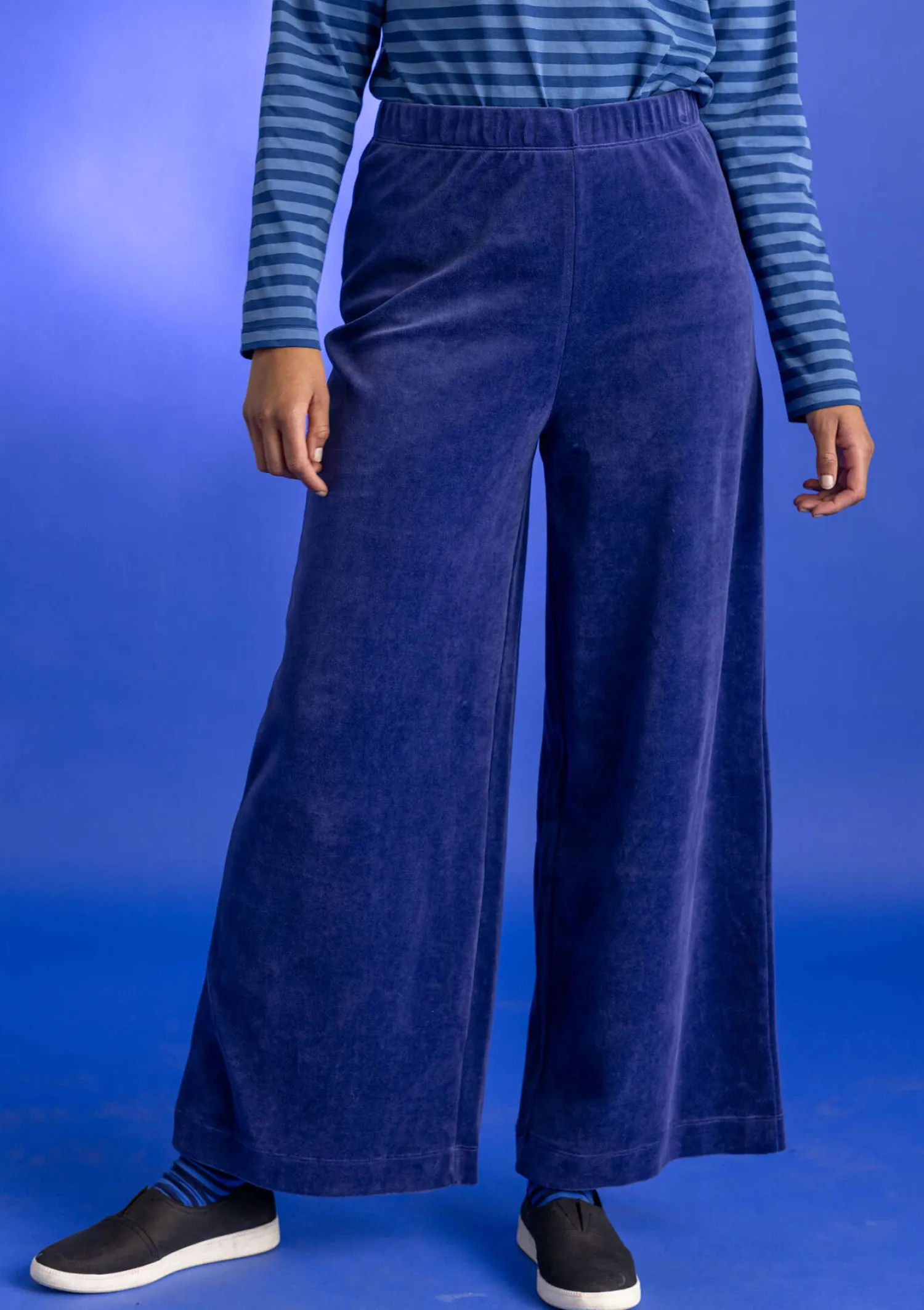 Online Gudrun Sjödén Velourshose aus Bio-Baumwolle/Recycling-Polyester schwarz