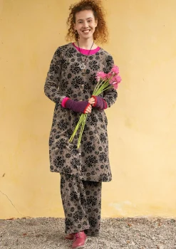Sale Gudrun Sjödén Velourshose „Selma“ aus Bio-Baumwolle/Recycling-Polyester grasgrün