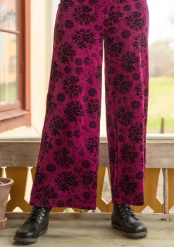 Fashion Gudrun Sjödén Velourshose „Selma“ aus Bio-Baumwolle/Recycling-Polyester kartoffel