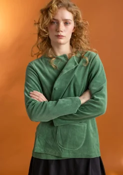 Shop Gudrun Sjödén Veloursjacke aus Bio-Baumwolle/Recycling-Polyester veilchen