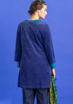 Hot Gudrun Sjödén Velourstunika aus Bio-Baumwolle/Recycling-Polyester meeresgrün