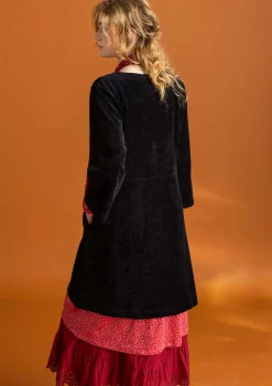 Cheap Gudrun Sjödén Velourstunika aus Bio-Baumwolle/Recycling-Polyester schwarz