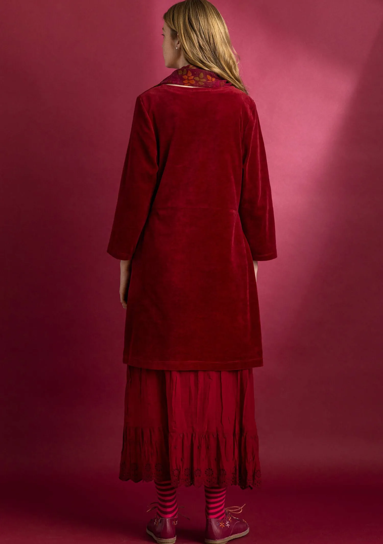 Hot Gudrun Sjödén Velourstunika aus Bio-Baumwolle/Recycling-Polyester veilchen