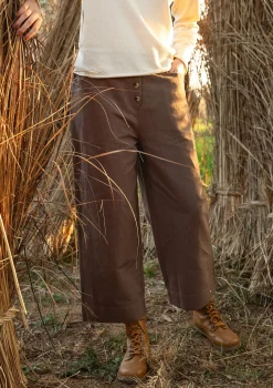 Discount Gudrun Sjödén Webhose aus Leinen/Bio-Baumwolle leinenblau