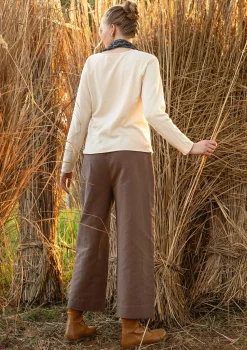 Discount Gudrun Sjödén Webhose aus Leinen/Bio-Baumwolle leinenblau