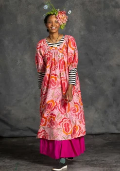 Best Sale Gudrun Sjödén Webkleid „Great Rose“ aus Bio-Baumwolle/Seide schwarz