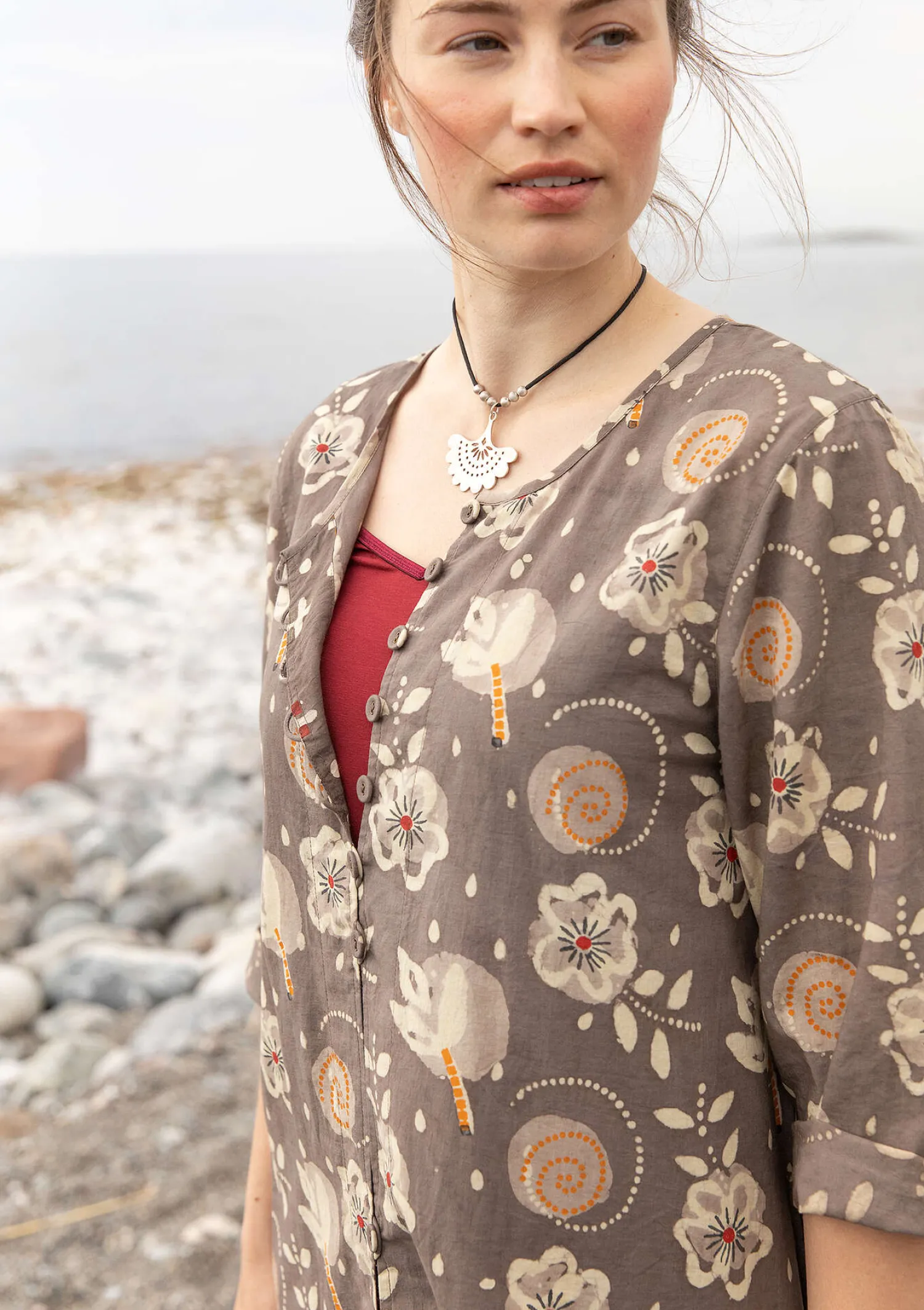 Cheap Gudrun Sjödén Webkleid „Kamala“ aus Bio-Baumwolle kashish