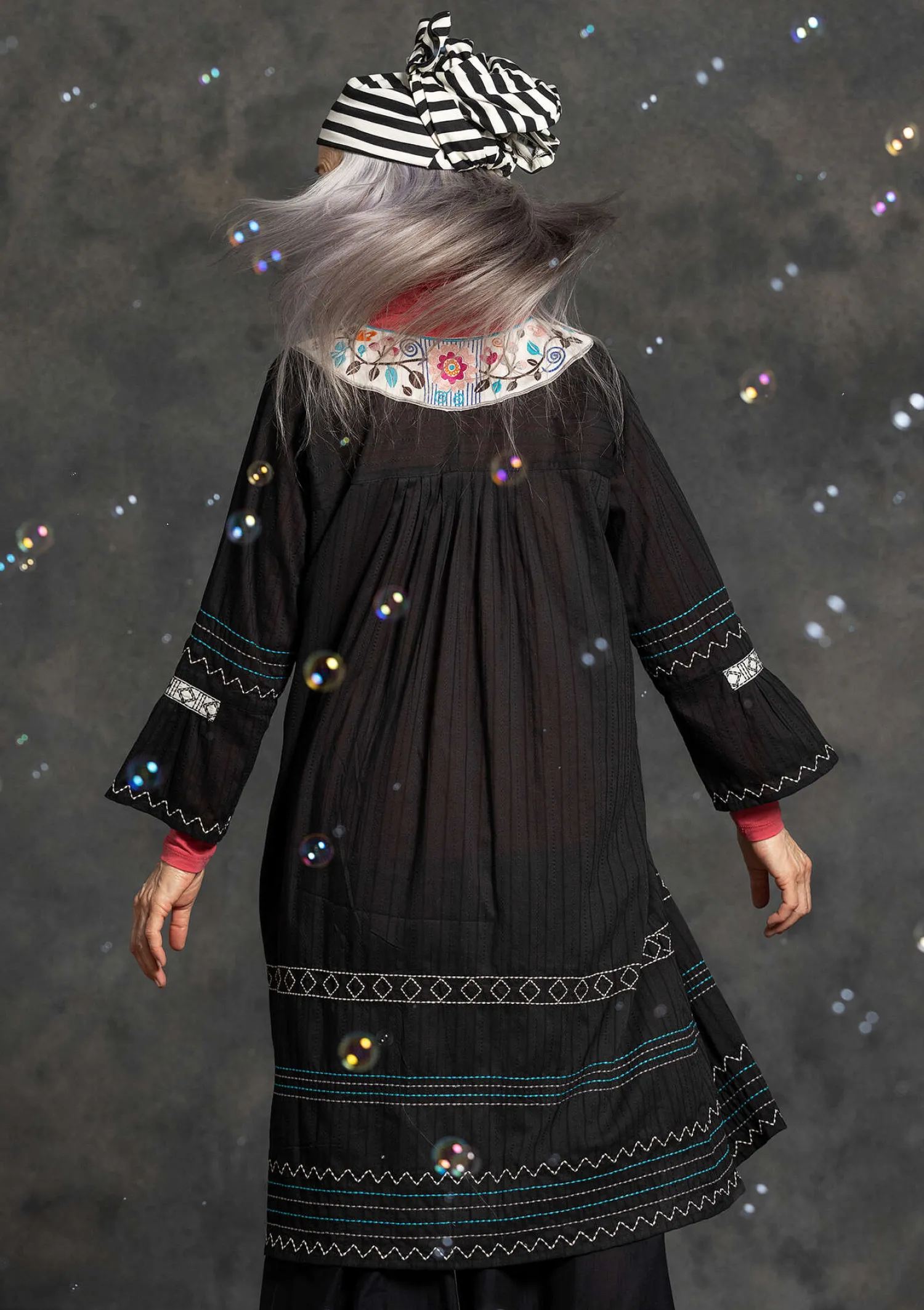 Best Gudrun Sjödén Webkleid „Kristina“ aus Bio-Baumwolle mohn