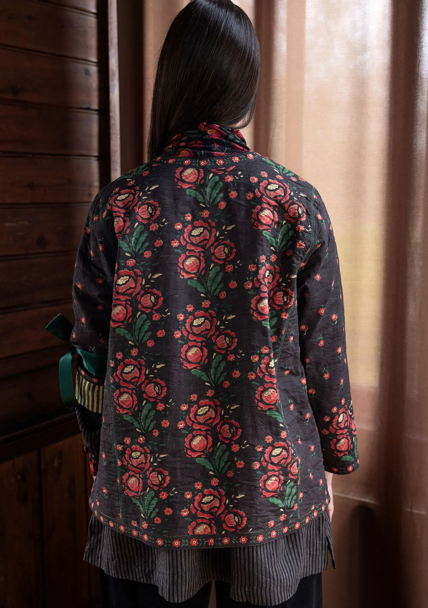 New Gudrun Sjödén Wendejacke „Asta“ aus Bio-Baumwolle schwarz