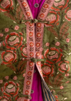 Store Gudrun Sjödén Wendejacke „Asta“ aus Bio-Baumwolle indigogrün