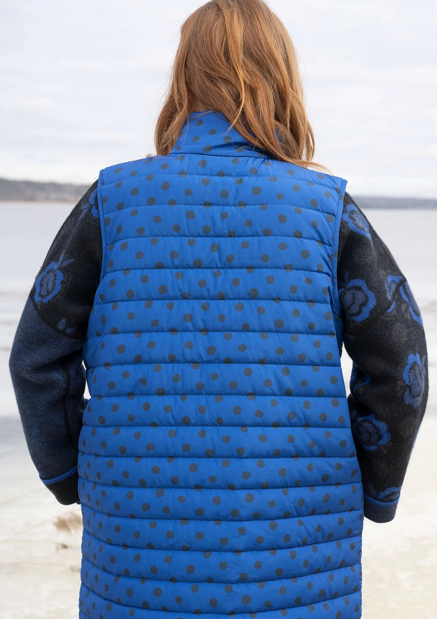 Clearance Gudrun Sjödén Weste „Susan“ aus Recycling-Polyester kaktus
