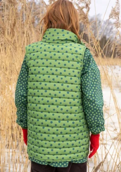 Clearance Gudrun Sjödén Weste „Susan“ aus Recycling-Polyester kaktus