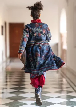 Sale Gudrun Sjödén Wickeljacke „Lisa“ aus Bio-/Recycling-Baumwolle feige